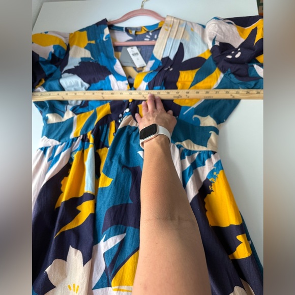 NWT Anthropologie Conditions Apply Ronika Maxi
Dress Puff Sleeve Floral Print XL - Picture 14 of 16